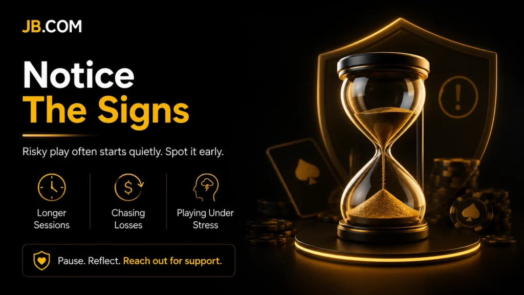 JB.COM responsible gambling warning signs guide